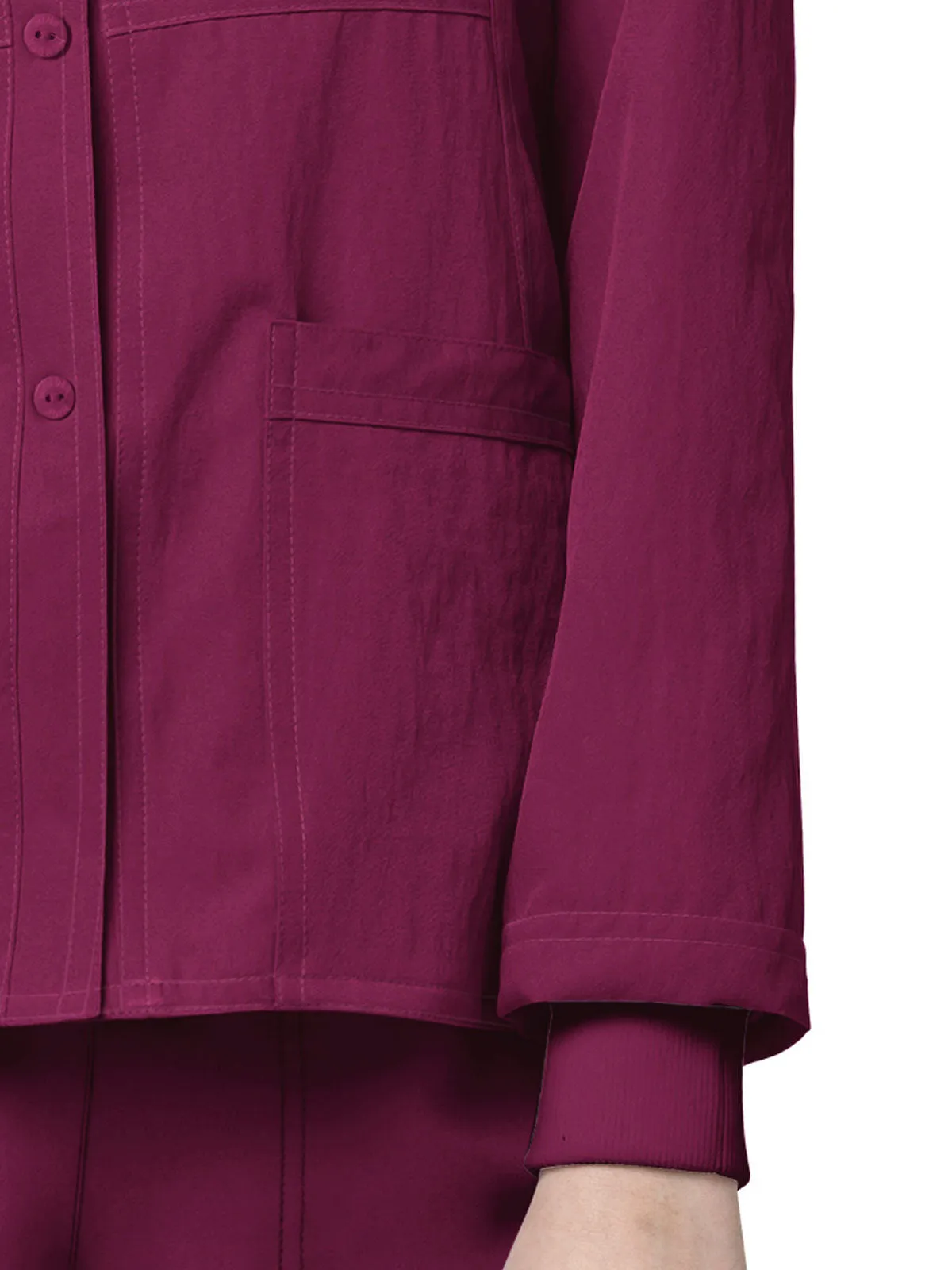Four-Stretch - Women's Sporty Button Front Jacket