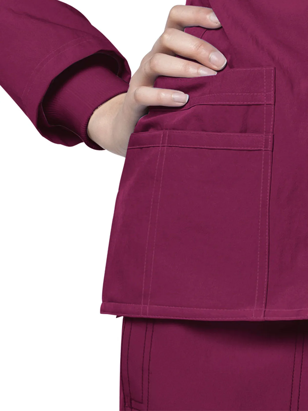 Four-Stretch - Women's Sporty Button Front Jacket