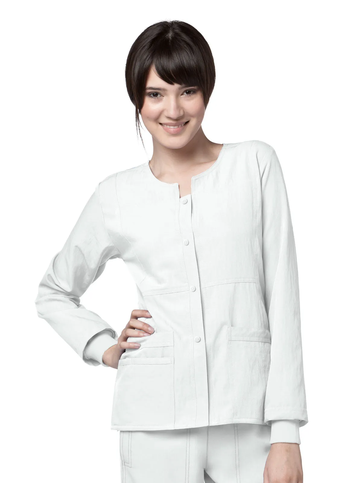 Four-Stretch - Women's Sporty Button Front Jacket