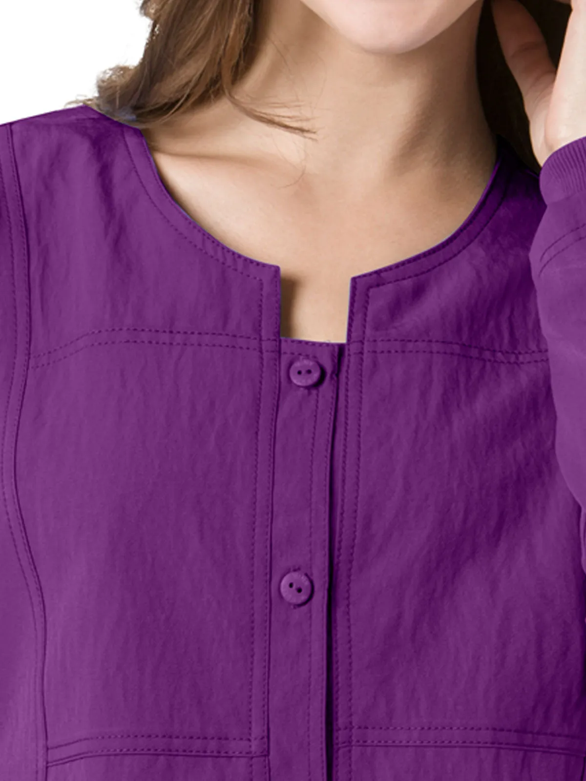 Four-Stretch - Women's Sporty Button Front Jacket
