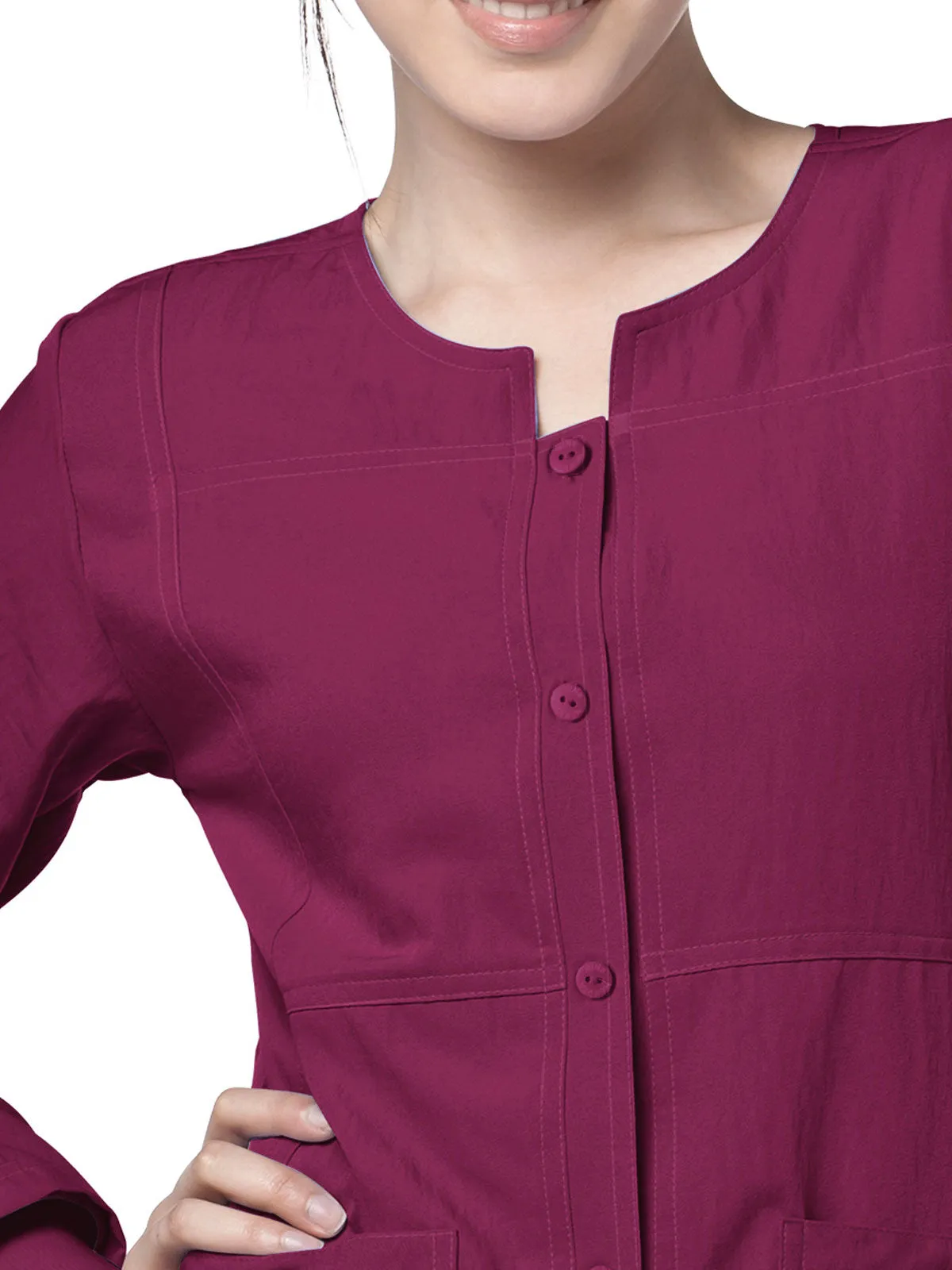 Four-Stretch - Women's Sporty Button Front Jacket