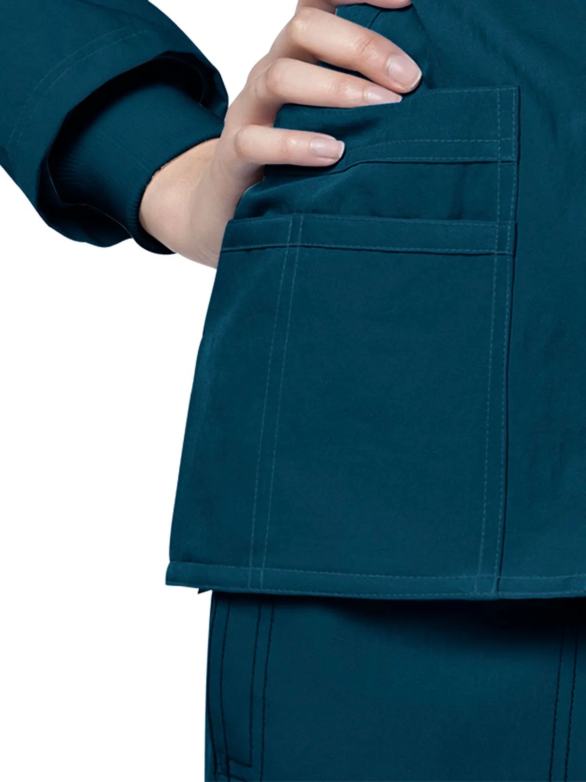 Four-Stretch - Women's Sporty Button Front Jacket
