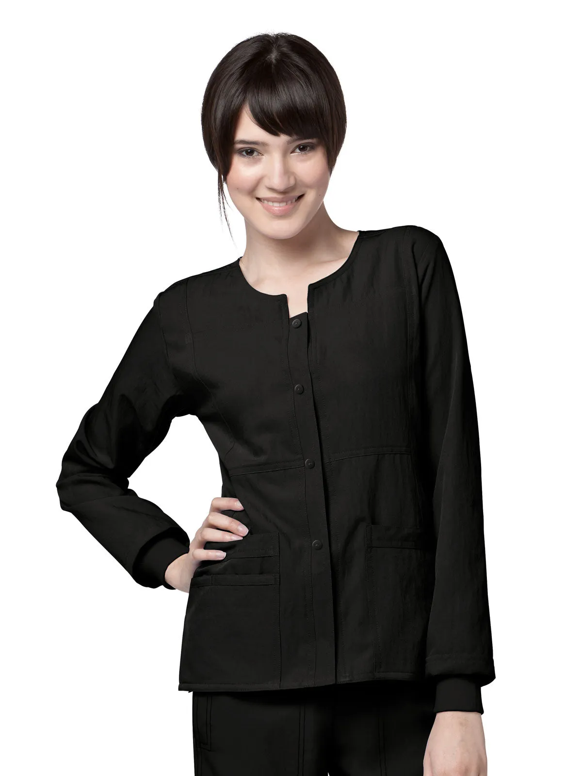 Four-Stretch - Women's Sporty Button Front Jacket