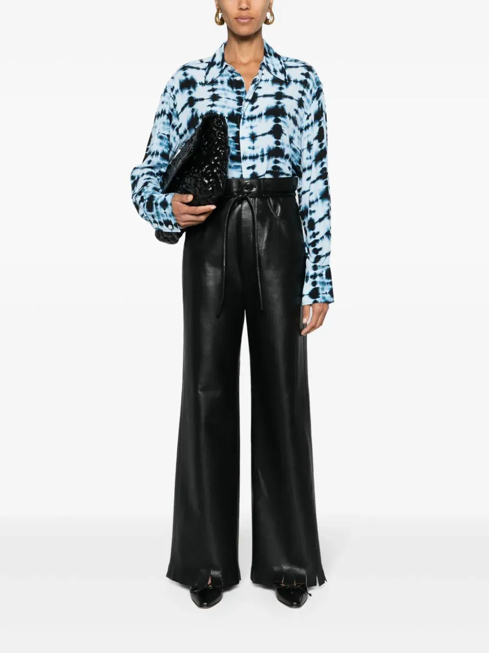 Harlee Belted Pants in Black