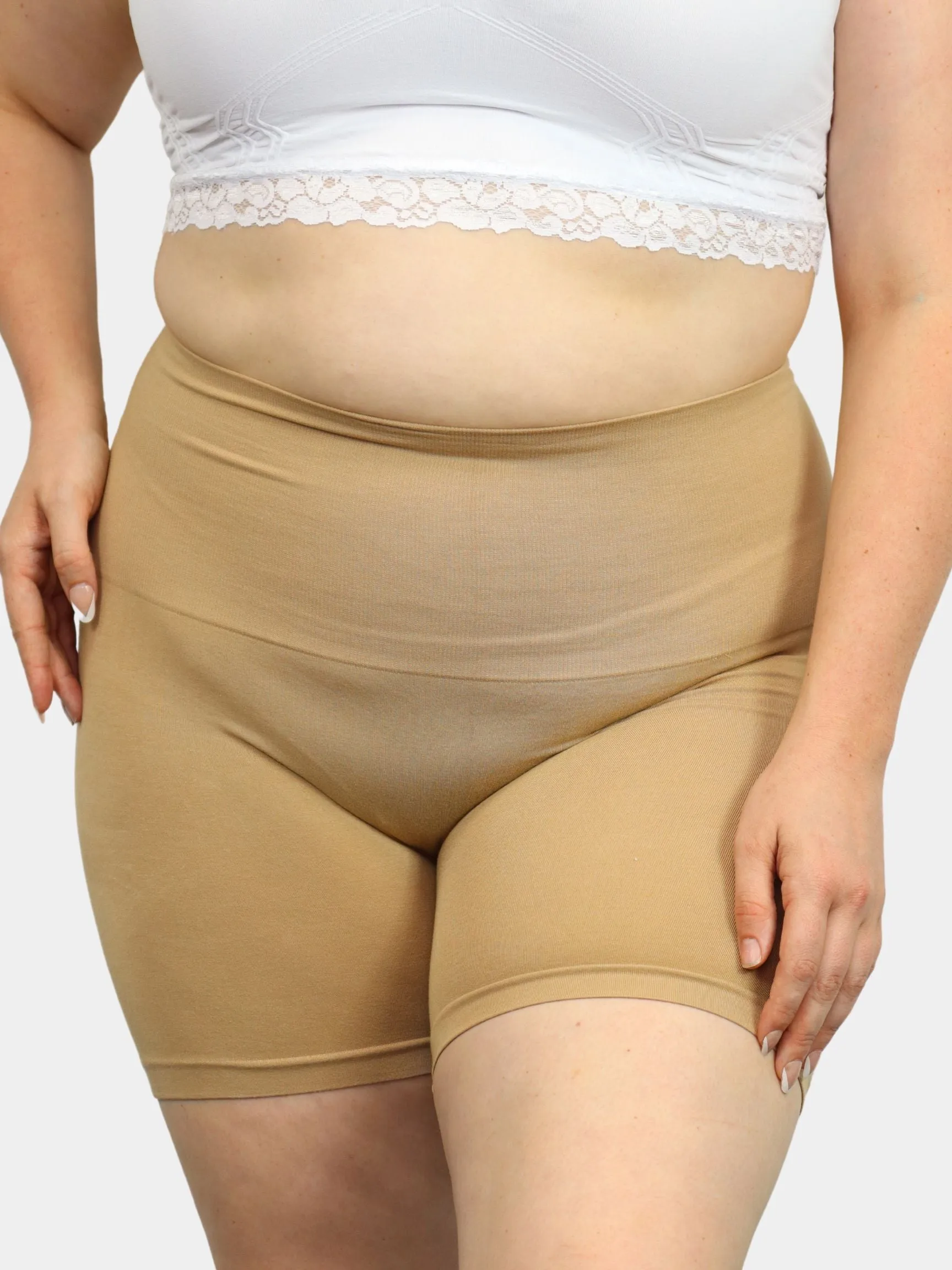 High-Waist Boyshorts - Curvy Fit