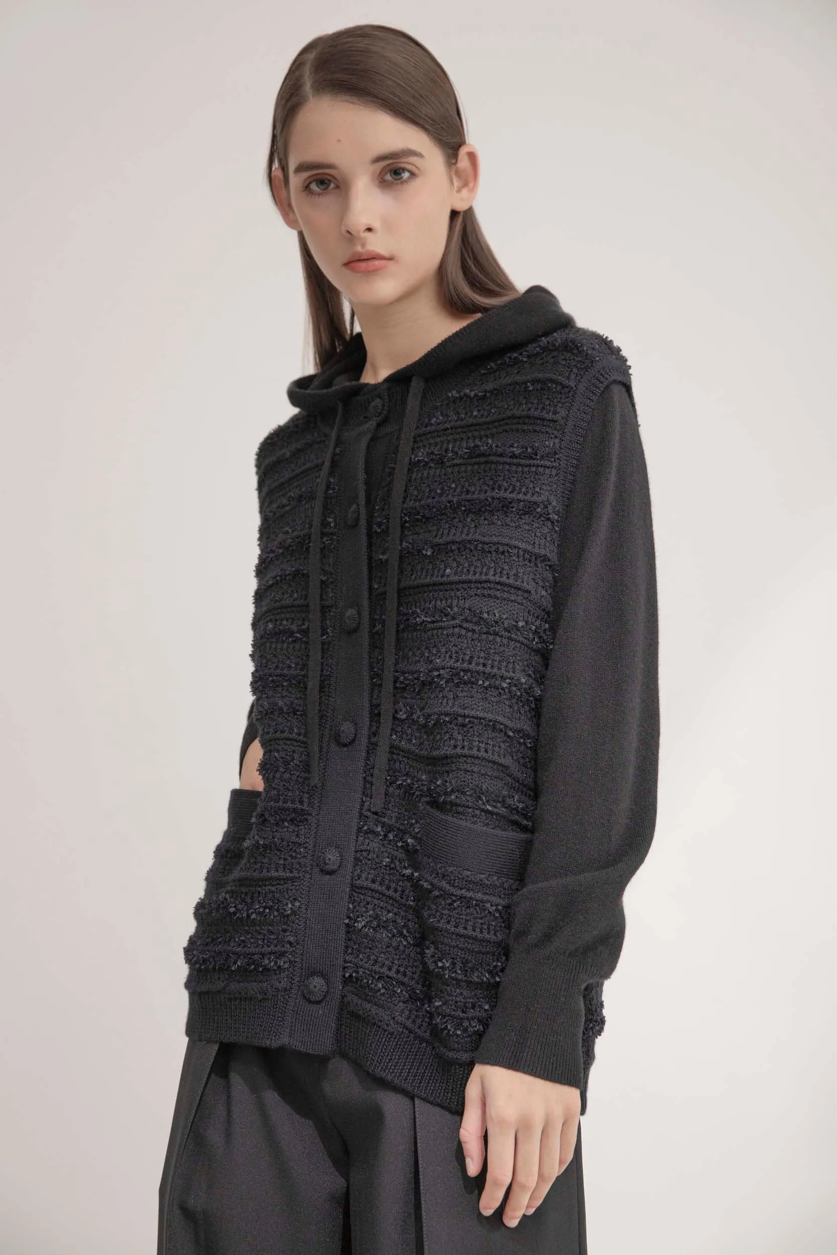 IJIIT Wool Feel Pleated Pants