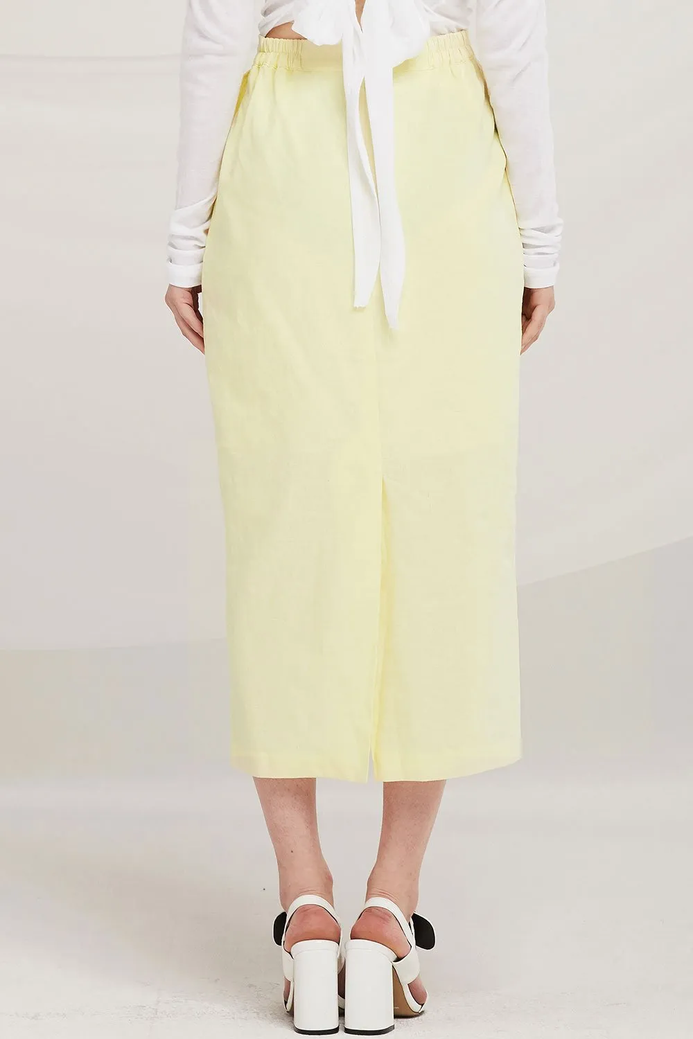 Iris Linen Maxi Skirt