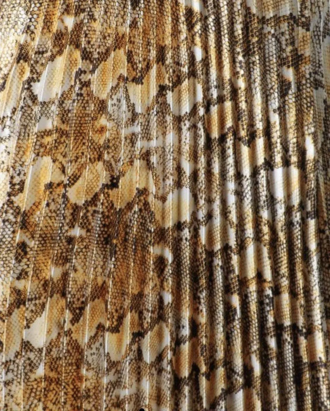 Linstead Animal Print Pleated Skirt