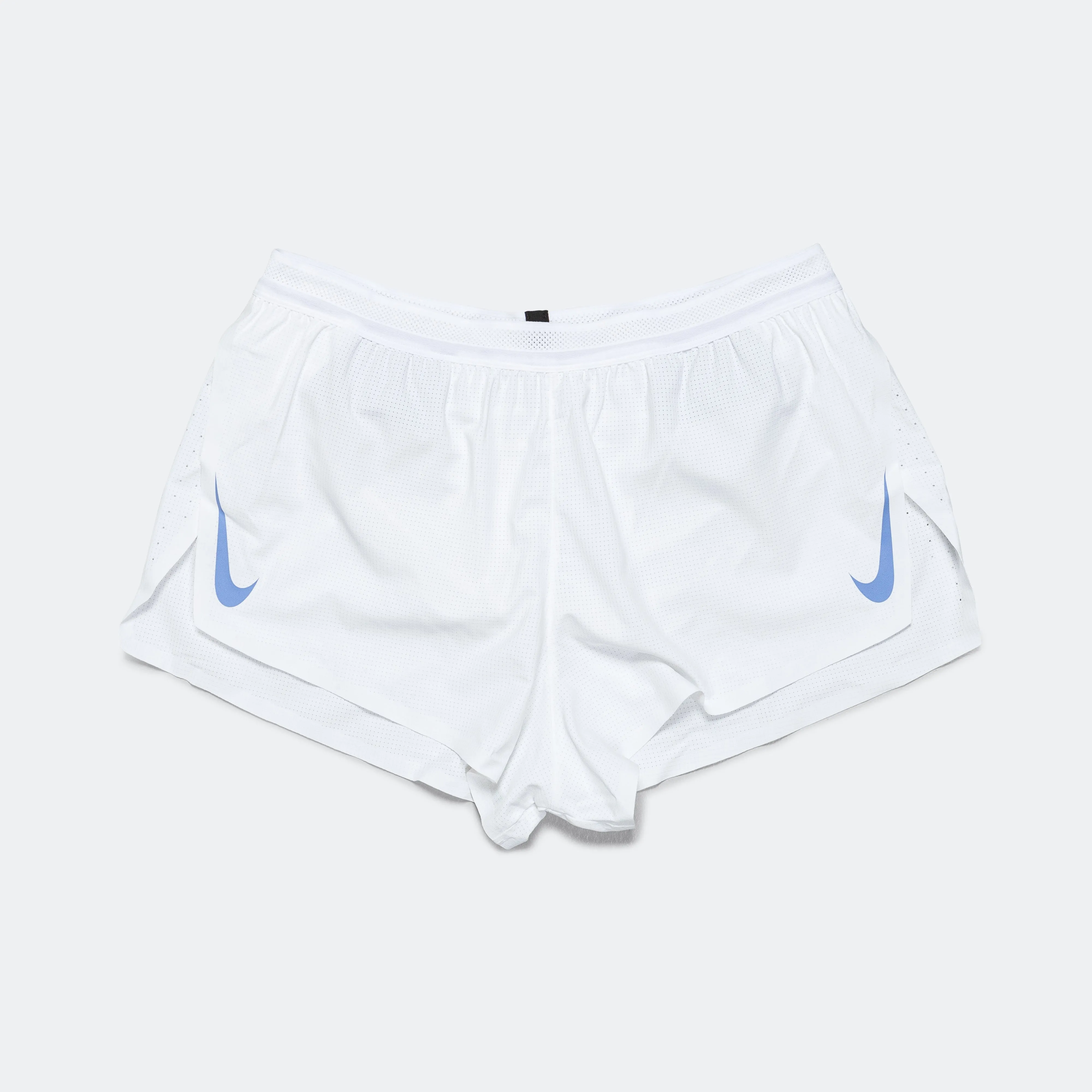 Mens 2" Brief Lined AeroSwift Racing Shorts - White/Polar