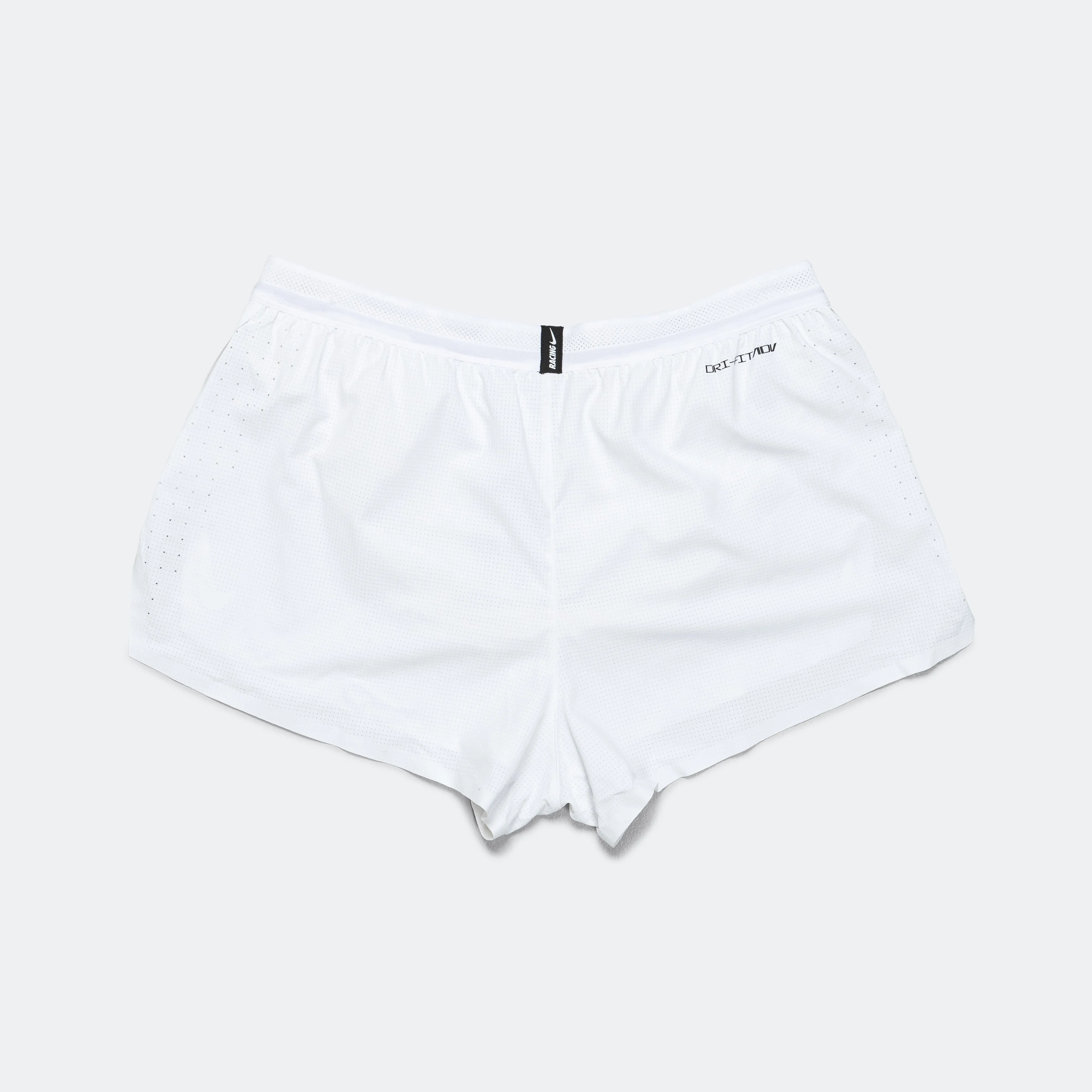 Mens 2" Brief Lined AeroSwift Racing Shorts - White/Polar