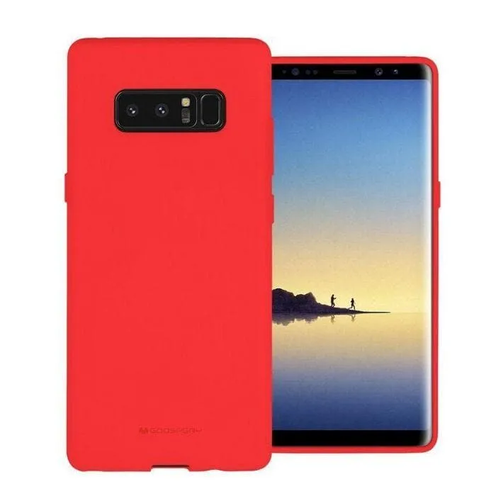 Mercury Soft Feeling Case for Samsung Galaxy Note 8 - Red