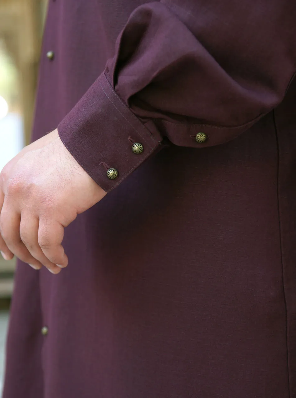 Metallic Buttons Shirt