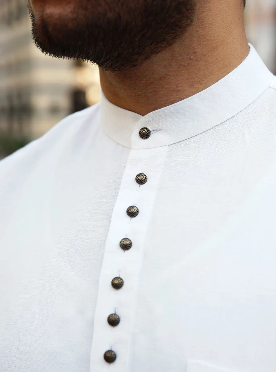 Metallic Buttons Shirt