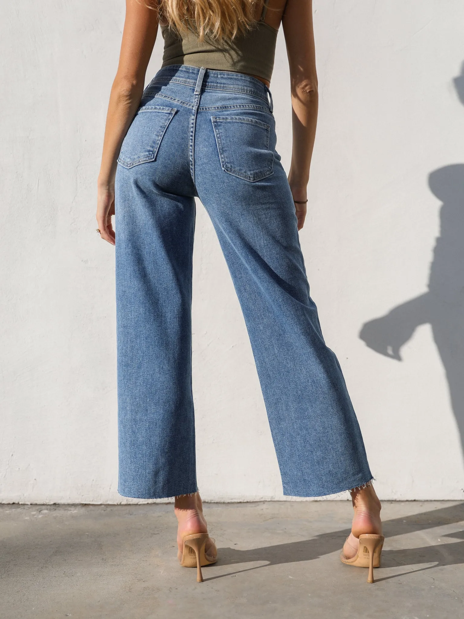 Noel Utility Wide Leg Jeans
