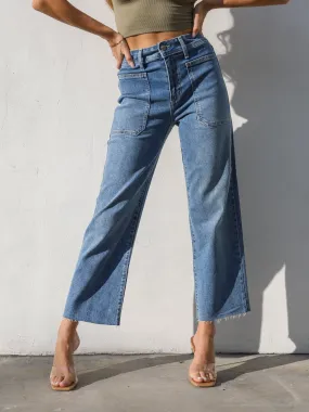 Noel Utility Wide Leg Jeans