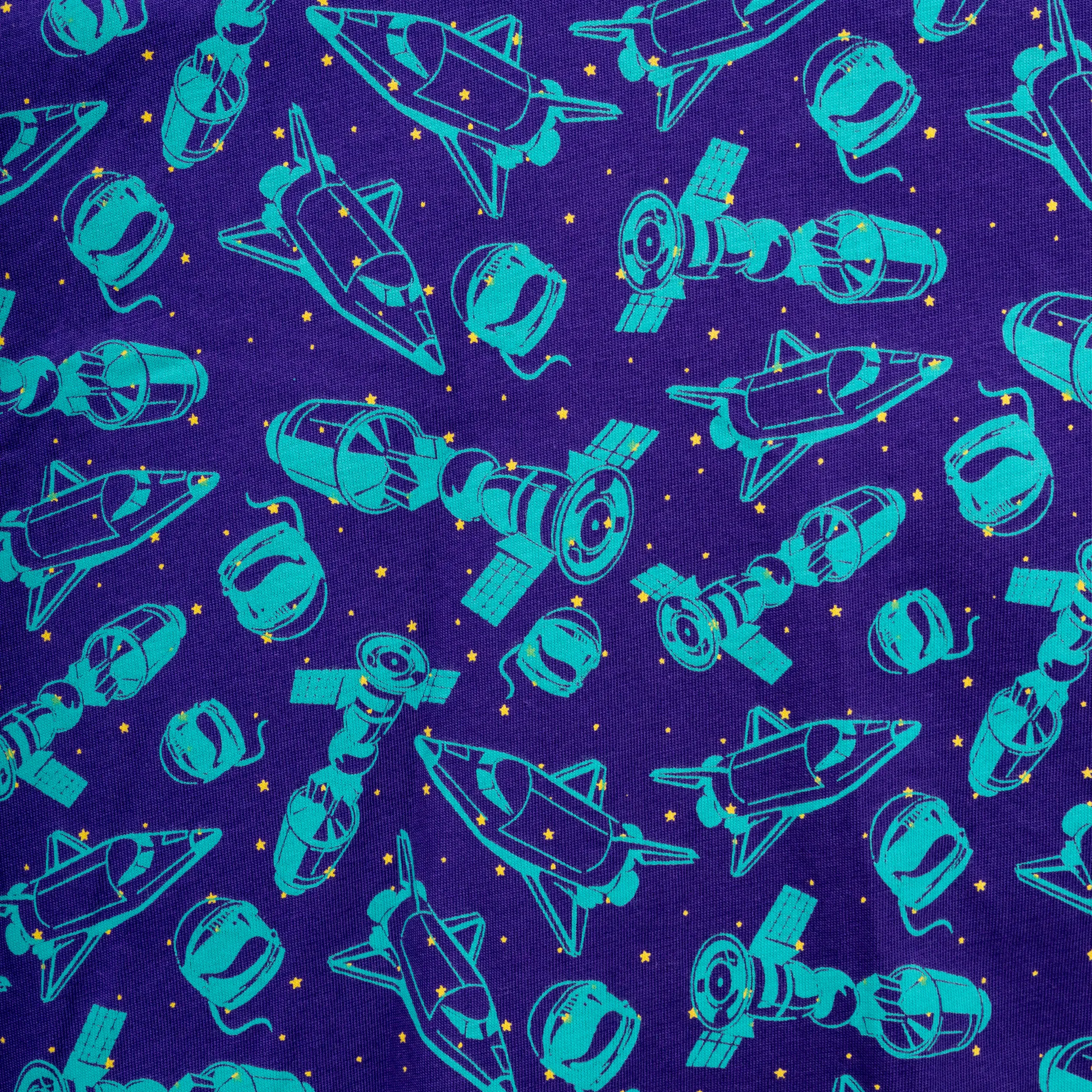 Outer Space 3/4th Sleeve Maxi Dress