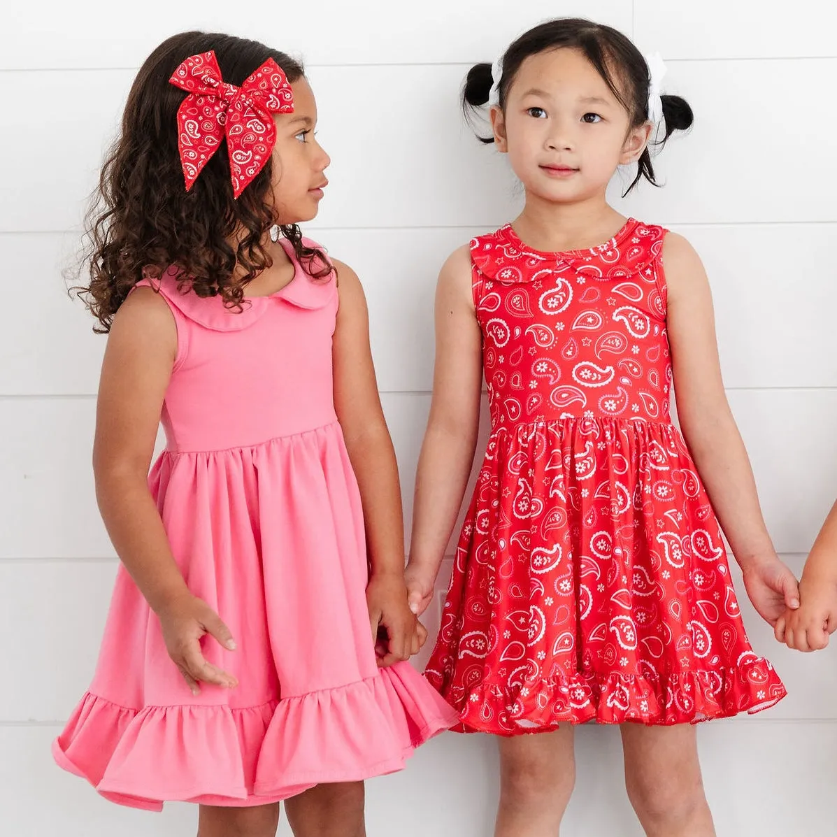 Paisley Sleeveless Twirl Dress