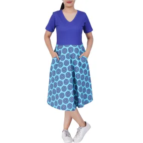 Penrose Tiling Fit & Flare Dress
