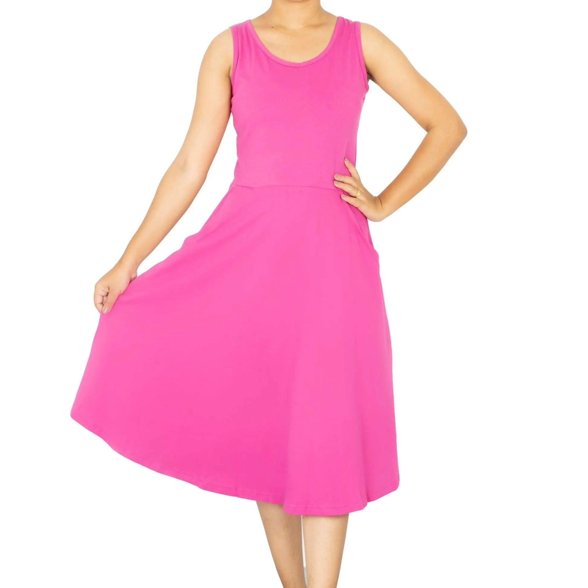 pH4 Sleeveless Fit & Flare Dress