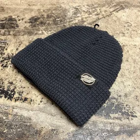 SANTA CRUZ SIMPLIFIED MFG OVAL DOT LONG SHOREMAN BEANIE CHARCOAL