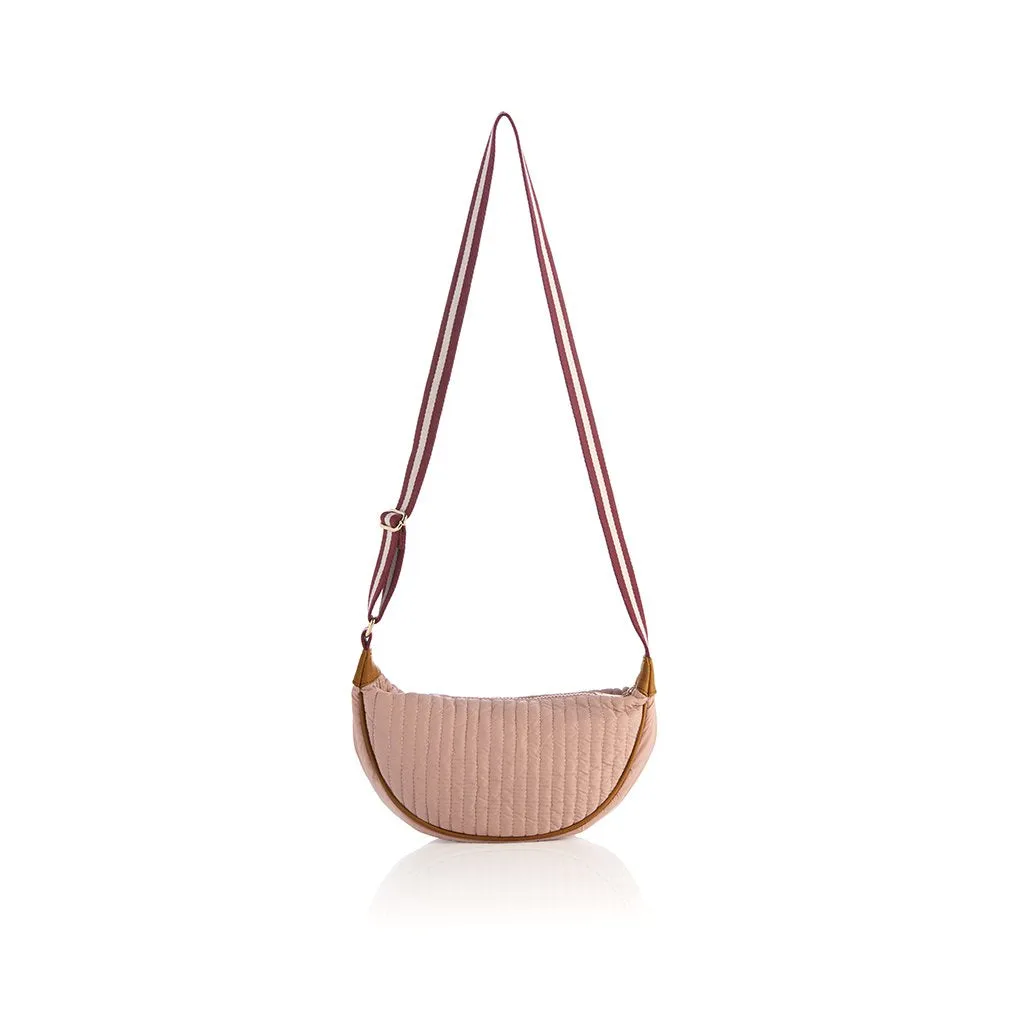 Shiraleah Ezra Quilted Nylon Sling Cross-Body, Blush - FINAL SALE ONLY
