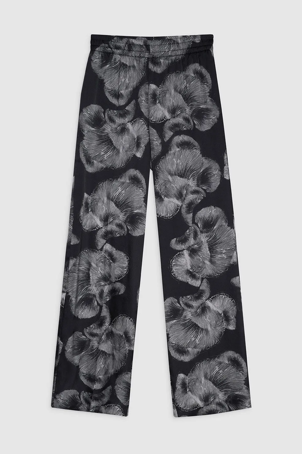 Soto Pant - Black Mushroom Print