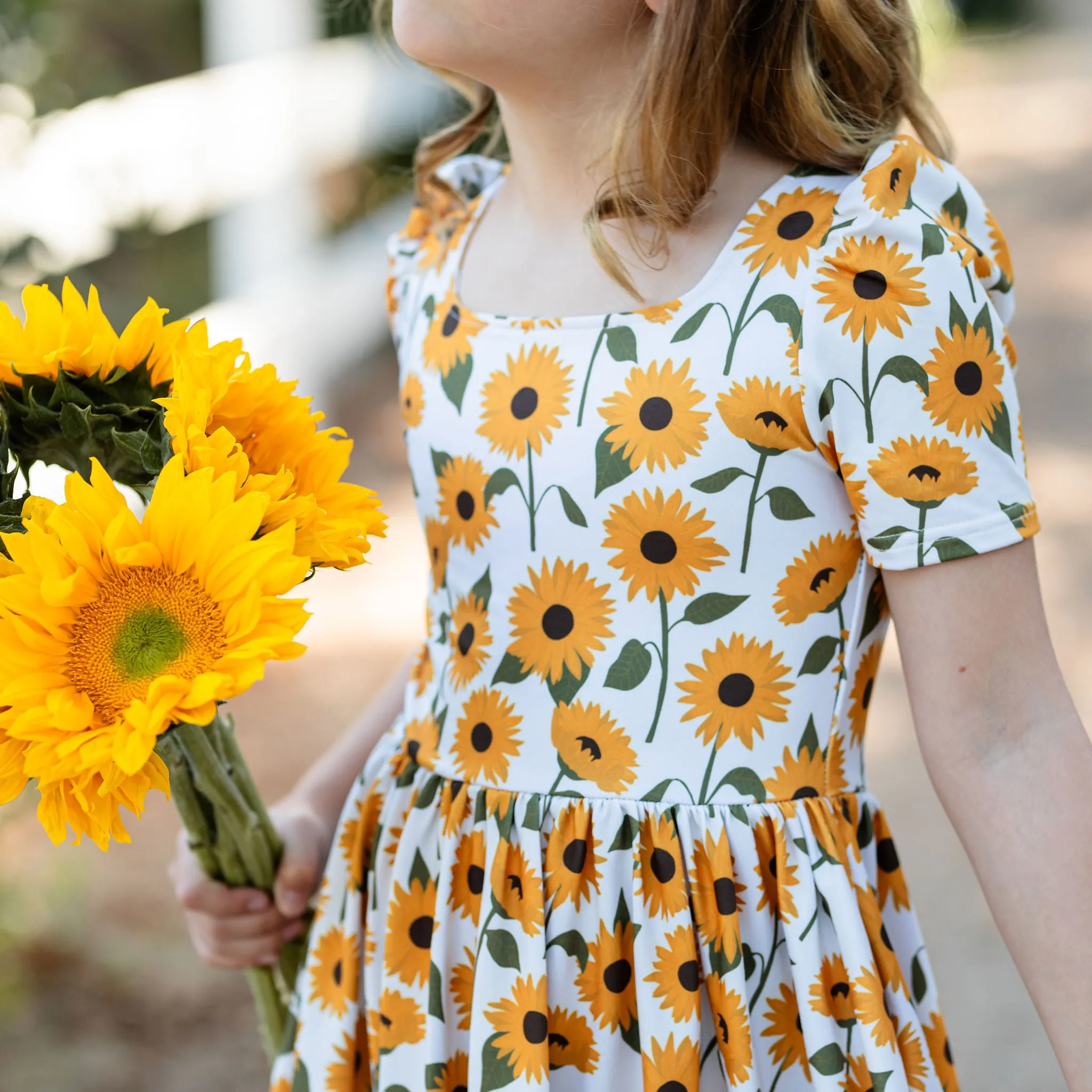 Sunflower Mod Twirl Dress