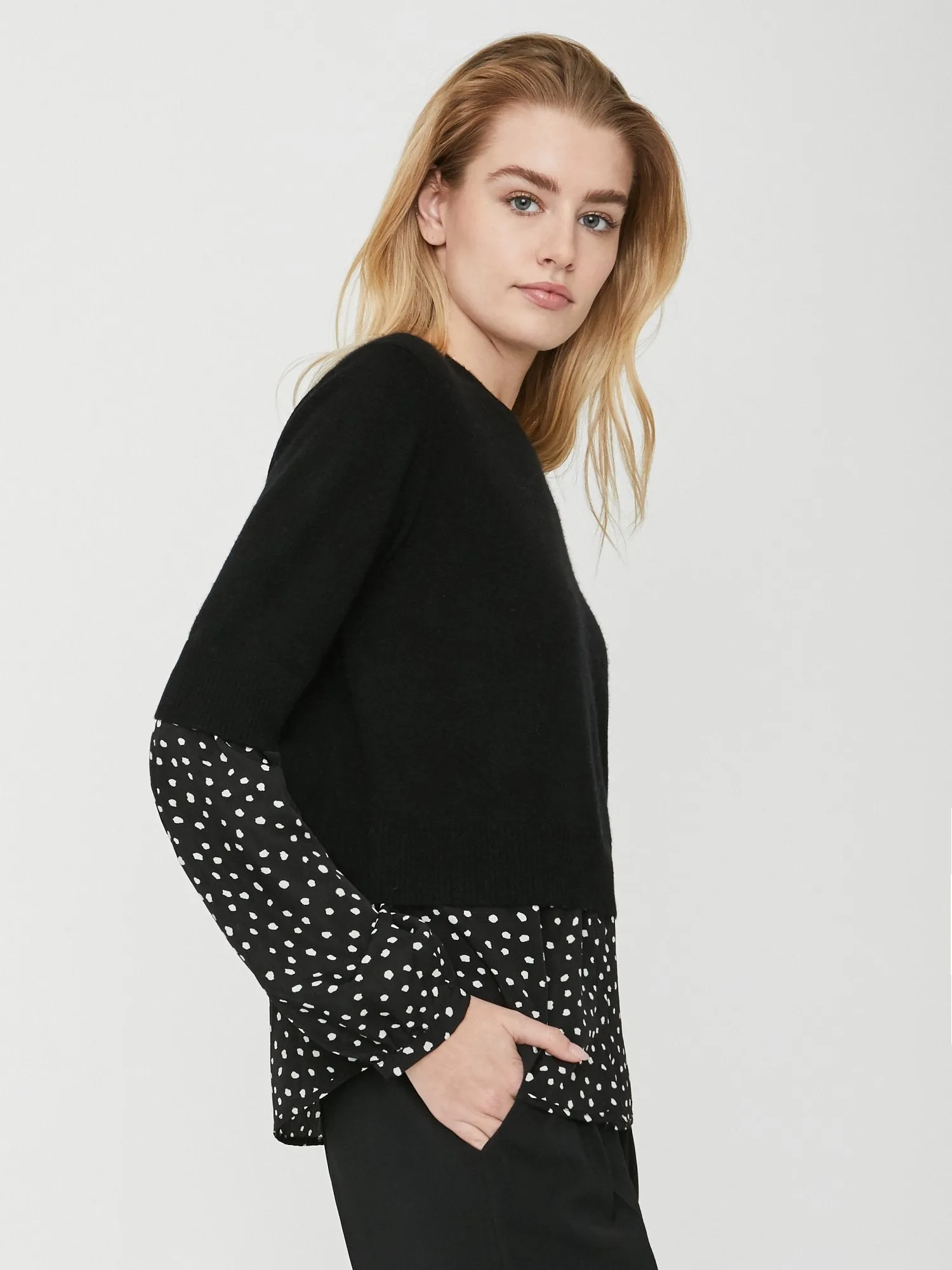 The Ebbi Layered Crew Looker