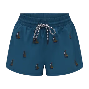 THE WOMEN'S CLASSIC SWIM SHORTS-TEAL