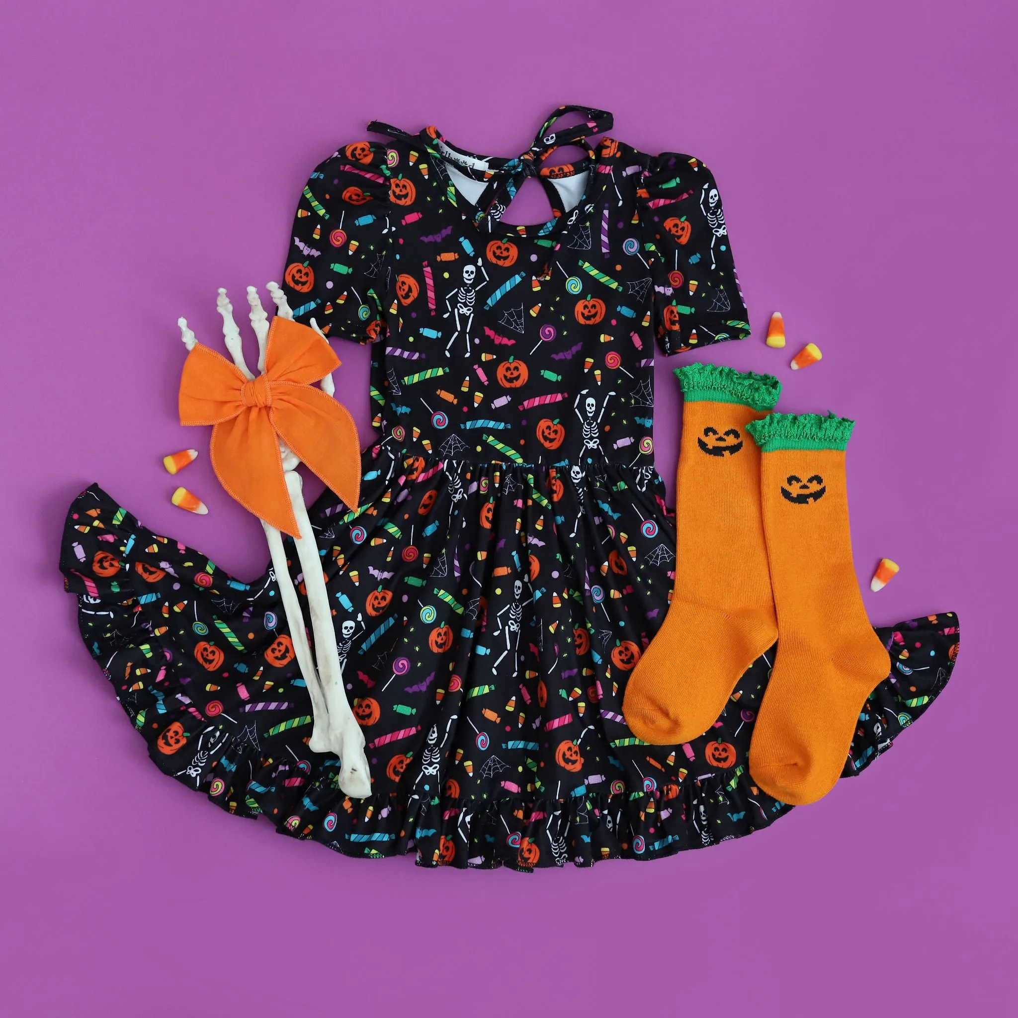 Trick or Treat Twirl Dress